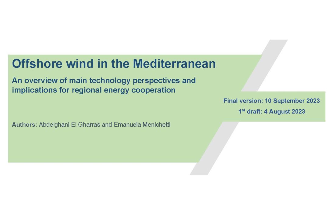 Offshore wind in the Mediterranean, September 2023